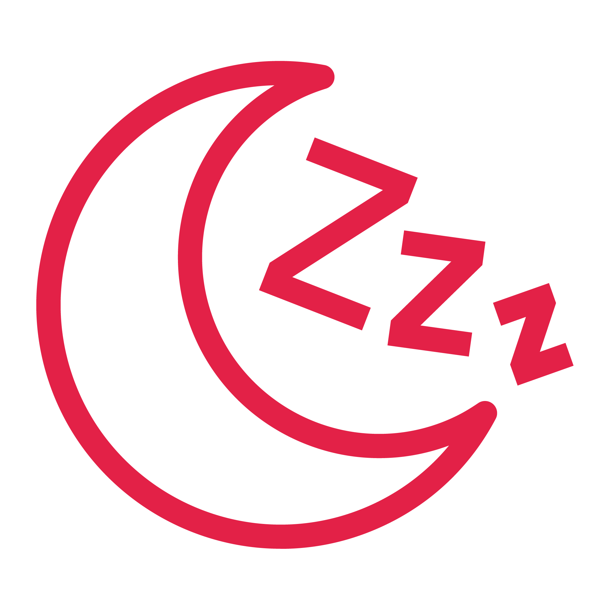 Lose sleep icon